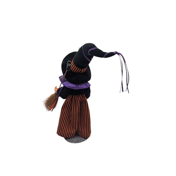 Annalee 2008 Halloween Witch w/ Spider & Broom 2009 Black Cat 11in - Picture 4 of 10